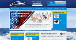 Desktop Screenshot of boatcovers.com
